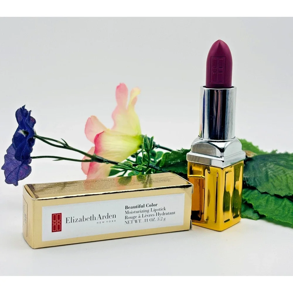 Elizabeth Arden Beautiful Color Moisturizing Lipstick-Plum Passion 58